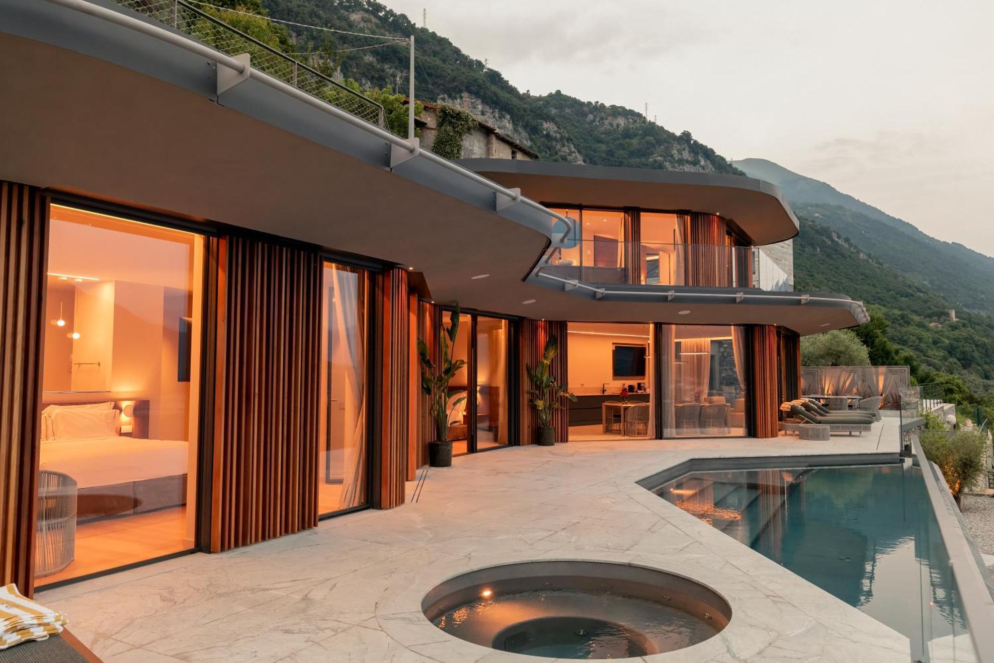 Villa Osee Lago Di Como Sala Comacina Exteriör bild