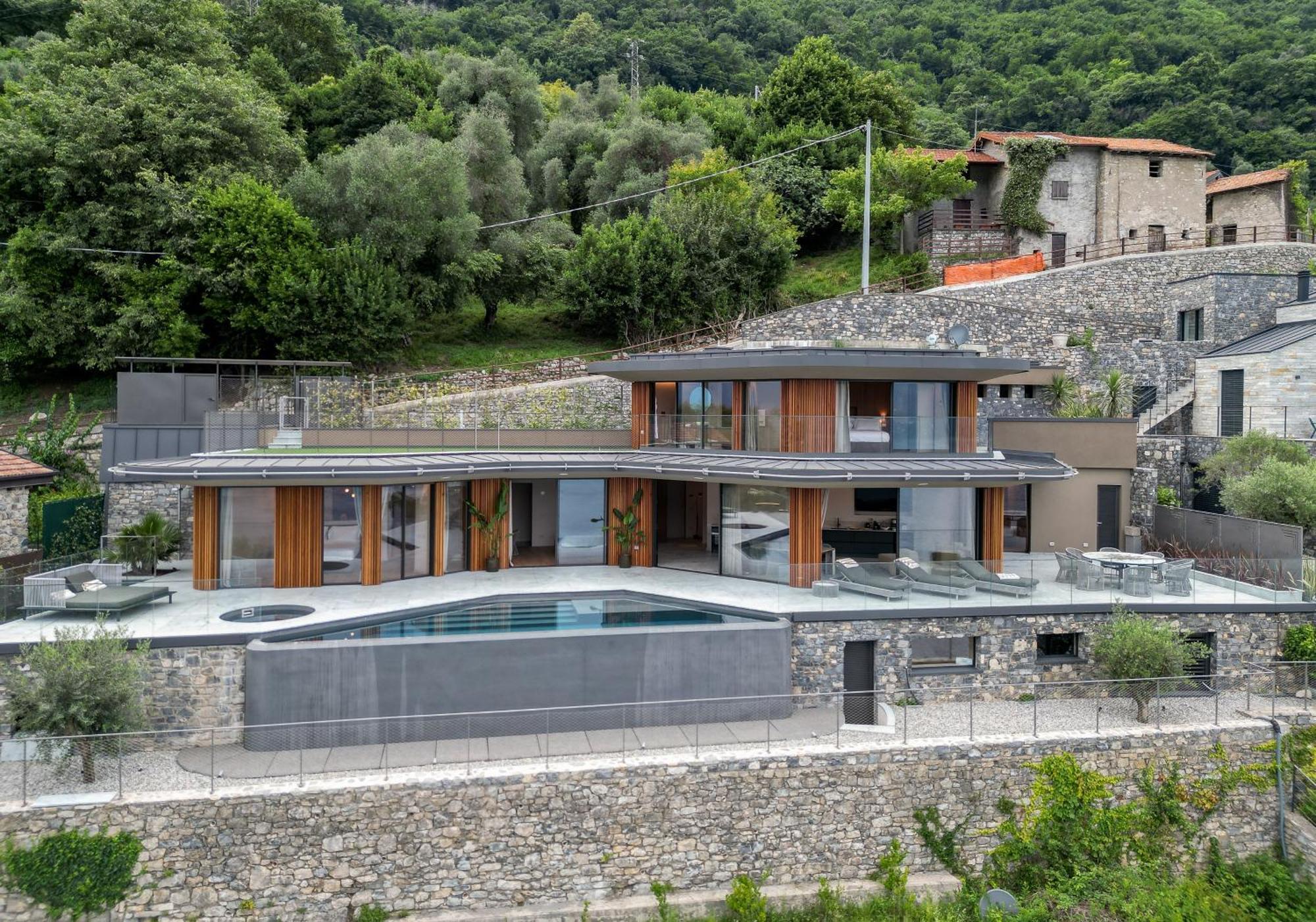 Villa Osee Lago Di Como Sala Comacina Exteriör bild