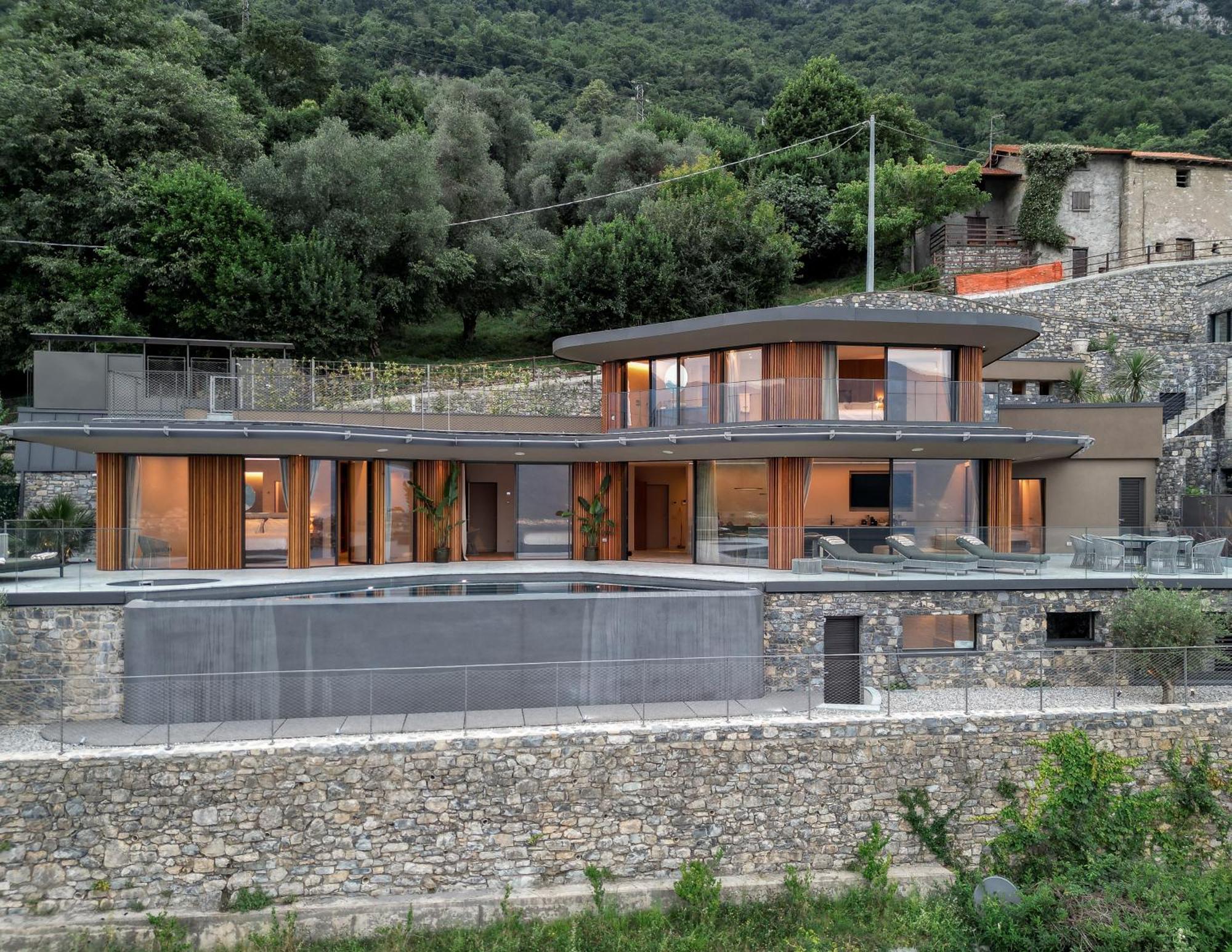 Villa Osee Lago Di Como Sala Comacina Exteriör bild