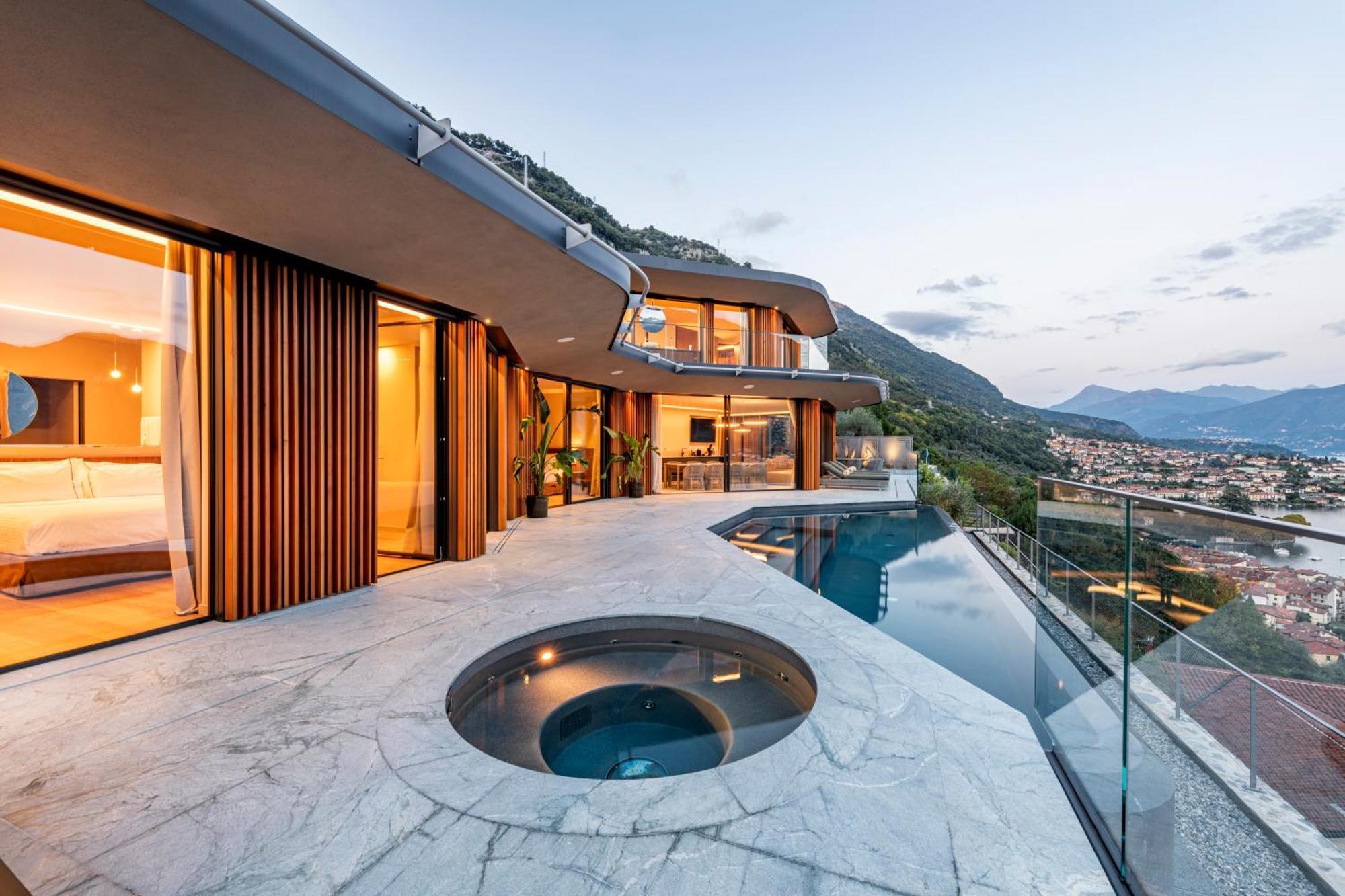 Villa Osee Lago Di Como Sala Comacina Exteriör bild