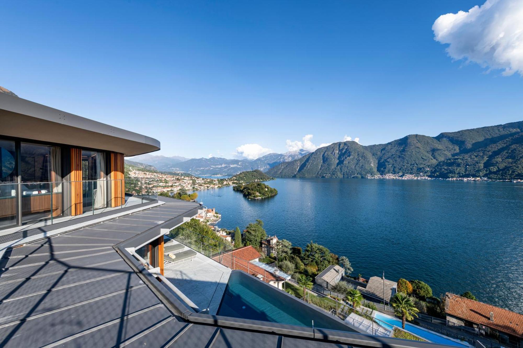 Villa Osee Lago Di Como Sala Comacina Exteriör bild