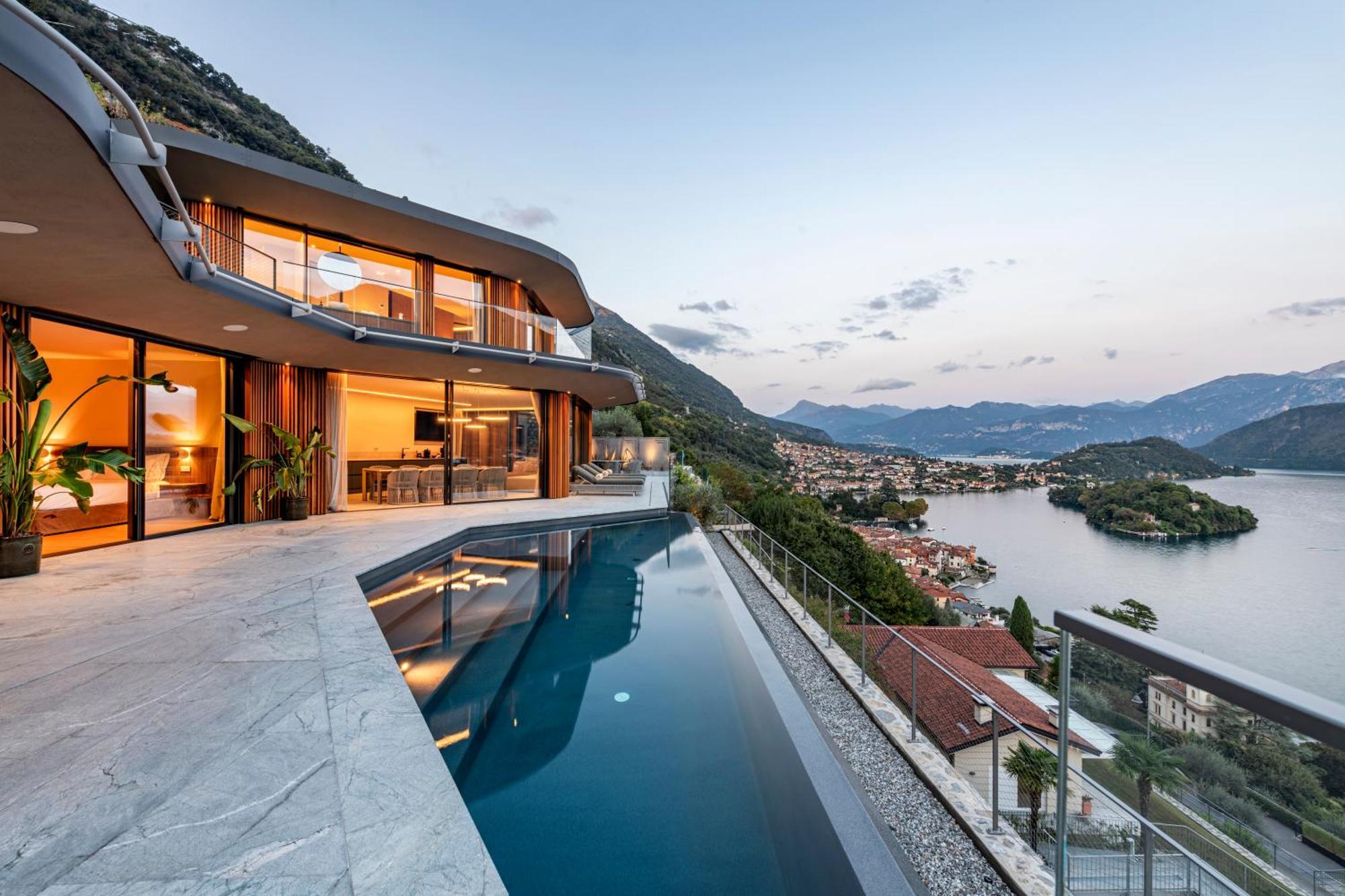 Villa Osee Lago Di Como Sala Comacina Exteriör bild