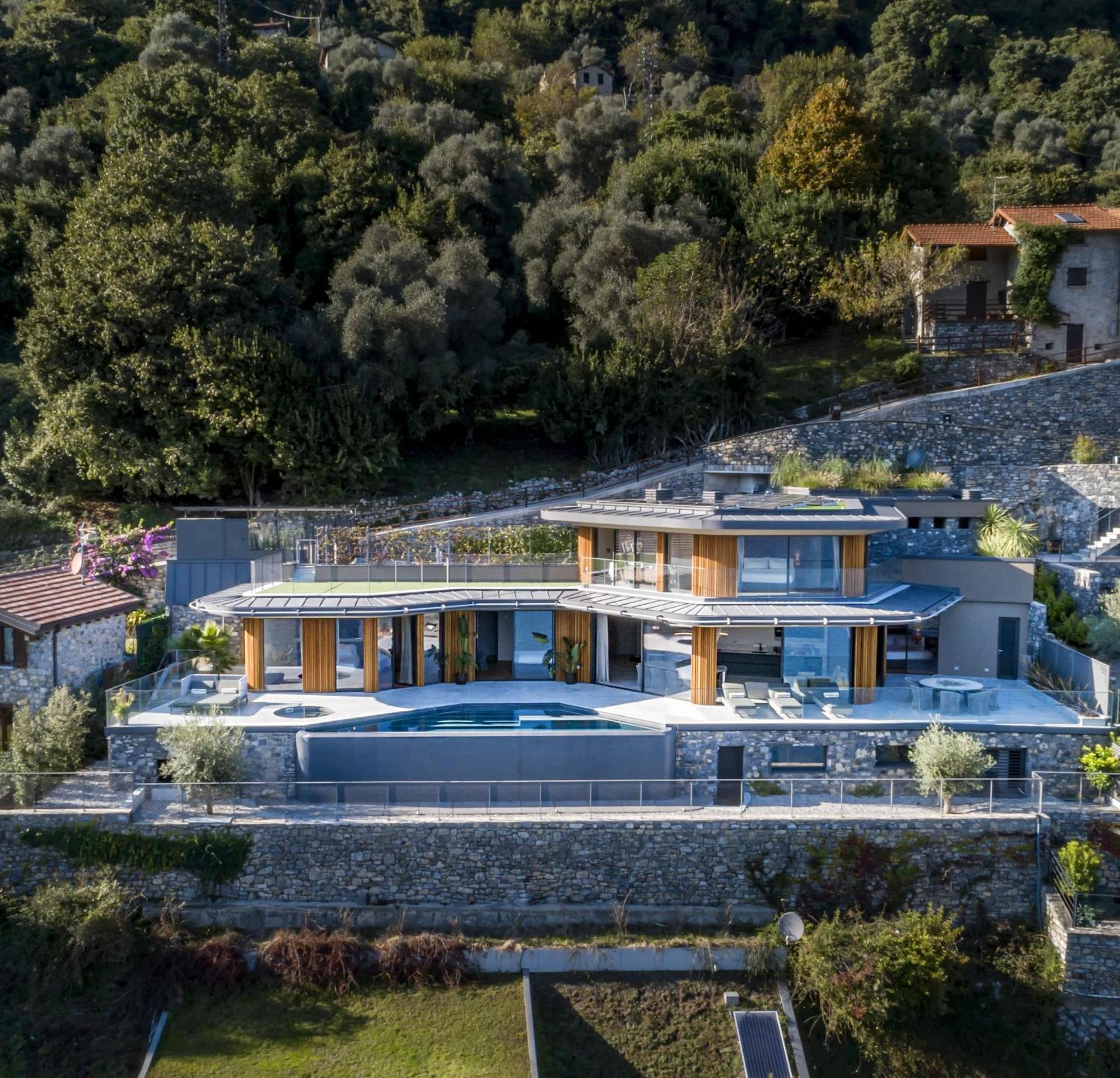 Villa Osee Lago Di Como Sala Comacina Exteriör bild